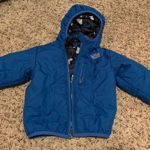 Reversible boys toddler coat